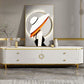 Contemporary White TV Stand Console 4-Drawer Enclosed Storage TV Media Stand Clearhalo 'furn' 'furn_tv_stands_entertainment_centers' 'Furniture' 'Living Room Furniture' 'TV Stands & Entertainment Centers' 'TV Stands & Media Storage Furniture' 'tv_stands_entertainment_centers' 1200x1200_835f0853-da89-428c-8b37-e0bd02e6dcaa