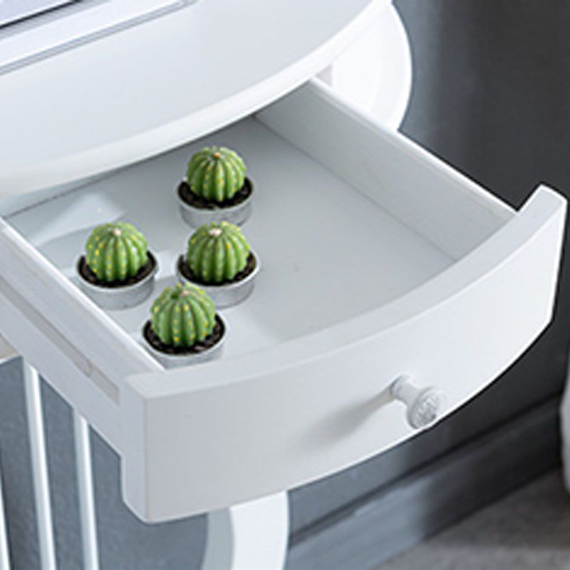 Table de canapé de la console de bouleau moderne du milieu du siècle avec tiroir pour hall