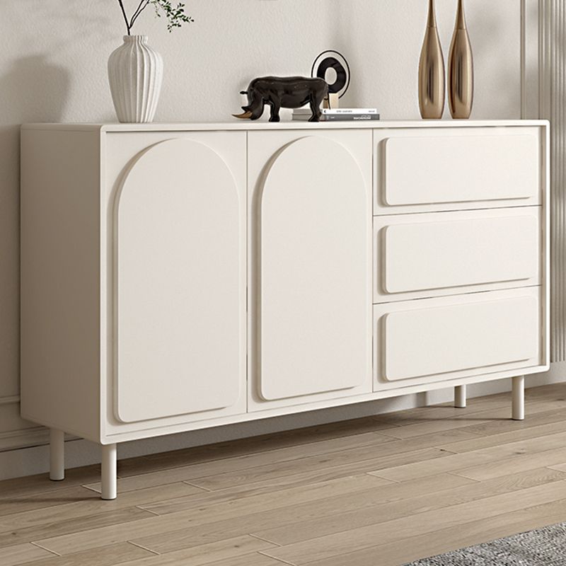 37.4"Tall White Wooden Cabinet , 3- Drawer Rectangle Accent Cabinet Clearhalo 'Cabinets & Chests' 'cabinets_chests' 'furn' 'furn_cabinets_chests' 'Furniture' 'Living Room Furniture' 1200x1200_836166fe-1b2a-4559-92ee-4aa2cd89f414