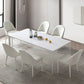 Dining Set Contemporary with Sintered Stone Dining Table and Upholstered Chairs Clearhalo 'Dining Room Sets' 'Dining Tables & Seating' 'dining_room_set' 'furn' 'furn_dining_room_set' 'Furniture' 'furniture_dining_room_set' 'Kitchen & Dining Furniture' 'kitchen&dining_furn' 'kitchen' 1200x1200_83632eaa-ddc5-4ad4-a6ba-f5c25b9d8eb9