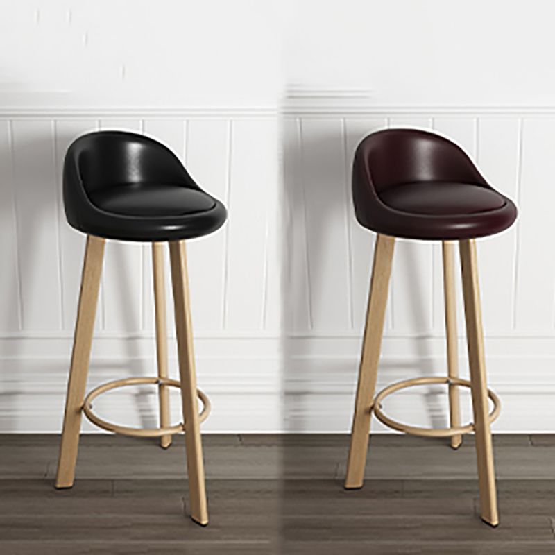 Scandinavian Style Bar-stool with Steel Legs Single Counter Stool for Kitchen Bar Clearhalo 'Bar Furniture' 'Bar Stools' 'bar_stools' 'furn' 'furn_bar_stools' 'furniture_bar_stools' 'Kitchen & Dining Furniture' 'kitchen&dining_furn' 'kitchen' 'kitchen_furn' Furniture' 1200x1200_8364a24a-65bc-48aa-acc9-f18cda4b6bac
