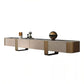Console multimédia Glam TV Console TV de rangement fermée avec tiroirs