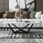 Slate Top Coffee or End Table Abstract Coffee Table, 17.71" High Clearhalo 'Coffee & Accent Tables' 'Coffee Tables' 'coffee_tables' 'furn' 'furn_coffee_tables' 'Furniture' 'Living Room Furniture' 1200x1200_8368a66d-3a5f-451b-a493-150a8fd29451