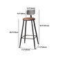 1/4/7 Pieces Industrial Rectangular Pub Table Set Wooden Counter Table with High Stools Clearhalo 'Bar Furniture' 'furn' 'furn_home_bar_bar_sets' 'Furniture' 'Home Bars & Bar Sets' 'home_bar_bar_sets' 'Kitchen & Dining Furniture' 1200x1200_836973b0-65cf-4740-aa92-e2ea2cdb6213