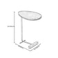 Pedestal Base Design Solid Wood Table Iron Base Free Shape Side Table