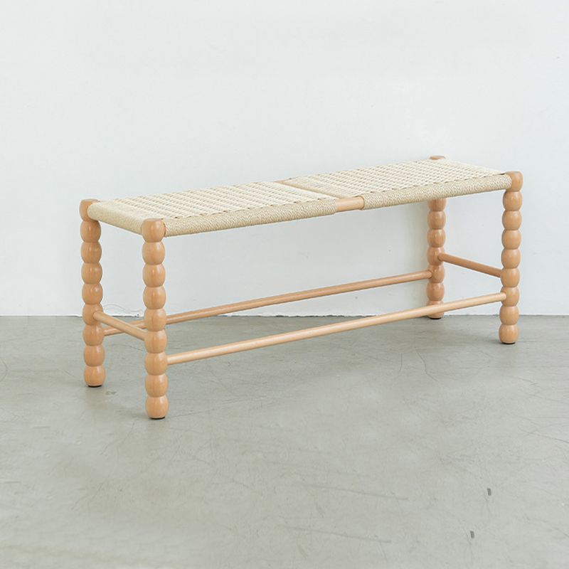 13,65-Zoll-Breite tropische Sitzbank mit festem Holz Rechteckbank