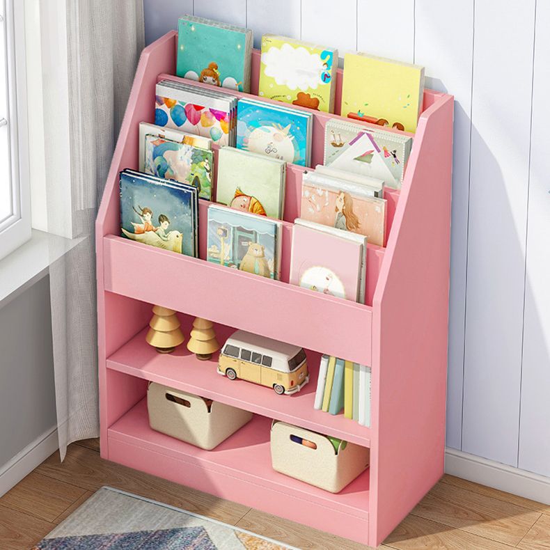 Scandinavian Style Bookshelf Engineer Wood Bookcase for Office