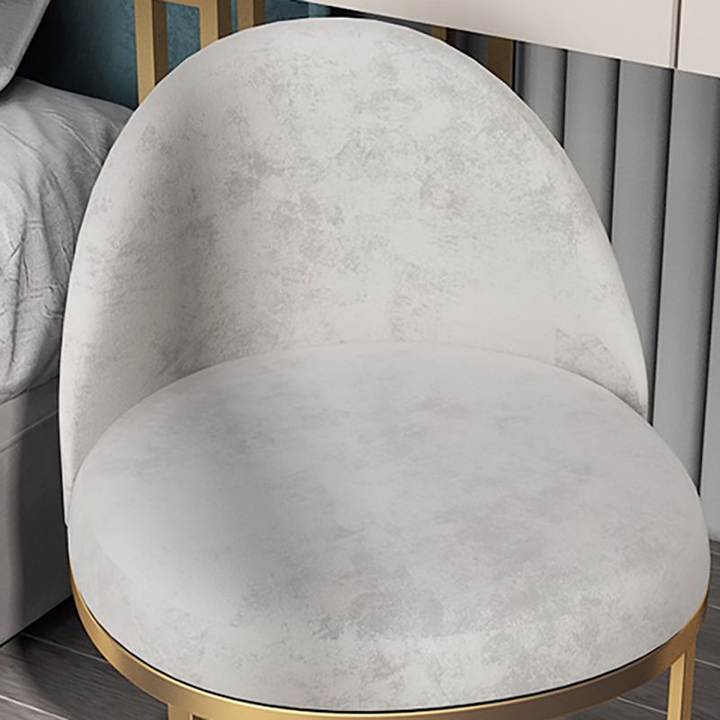 Silla de comedor de comedor de metal Glam Metal silla de comedor sin brazo para uso de restaurantes