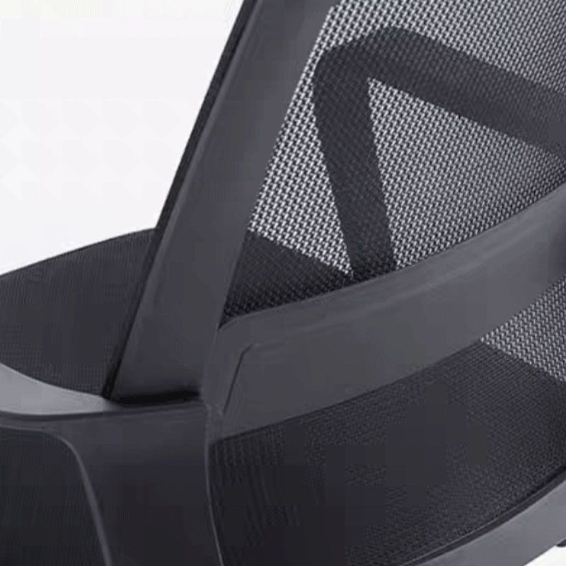 Modern Plastic Desk Chair Black and White Mesh Home Office Chair with Mid Back Clearhalo 'furn' 'furn_office_chair' 'Furniture' 'Office Chairs' 'Office Furniture' 'office_chair' 1200x1200_836e7829-5736-4468-8afb-e760d0cd4e4a