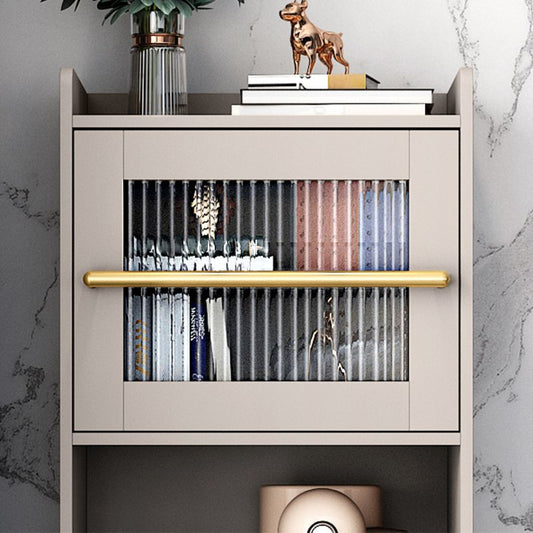 Tavolino in legno a buffet da pranzo in stile glam con armadio e cassetto