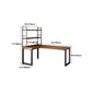 Rectangular Corner Writing Desk Solid Wood Office Desk with Iron Legs for Bedroom Clearhalo 'furn' 'furn_office_desk' 'Furniture' 'Office Desks' 'Office Furniture' 'office_desk' 1200x1200_837049a8-8352-480f-9038-b43cb8af644f