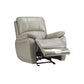 Moderne recliner stoel USB -ladingpoort vaste kleur Standaardrecliner