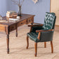 Wood French Country Dining Arm Chair with Color Cushion Parsons Chair for Home Clearhalo ' kitchen&dining_furn' 'Dining Chairs' 'Dining Tables & Seating' 'dining_chair' 'furn' 'furn_dining_chair' 'Furniture' 'furniture_dining_chair' 'Kitchen & Dining Furniture' 'kitchen' 1200x1200_8370d0e5-c661-4f78-a28b-57a9d2c36f84