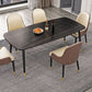 Rectangle Sintered Stone Dining Table Traditional Luxury Dining Table with 4 Legs Clearhalo ' dining_table' 'Dining Tables & Seating' 'Dining Tables' 'furn' 'furn_dining_table' 'Furniture' 'furniture_dining_table' 'Kitchen & Dining Furniture' 'kitchen&dining_furn' 'kitchen' 'kitchen_dining_table' 1200x1200_837123a1-2885-4f70-bcfa-b8ad5b94e946