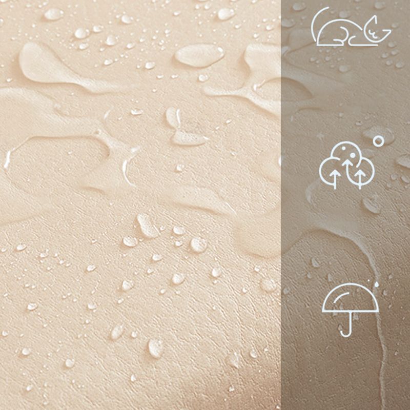 Faux Leather Sofa 37.40" W Convertible Sofa Bed in White for Living Room Clearhalo 'furn' 'furn_sofas' 'Furniture' 'Living Room Furniture' 'Sofa' 'sofas' 1200x1200_8372f70d-5017-4de1-a197-7f9eccf78c01