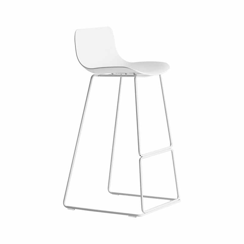 Scandinavian Style Metal Plastic Counter Stools Low Back Bar Stools with Footrest Clearhalo 'Bar Furniture' 'Bar Stools' 'bar_stools' 'furn' 'furn_bar_stools' 'furniture_bar_stools' 'Kitchen & Dining Furniture' 'kitchen&dining_furn' 'kitchen' 'kitchen_furn' Furniture' 1200x1200_8375e964-aad9-4dc7-b228-f5bfd9fc1467