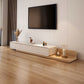 Meuble TV en bois avec 3 tiroirs, meuble TV coulissant avec console multimédia en finition bois