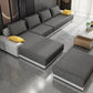 Contemporary Style Seating Pillows Recessed Arm Living Room Stationary Sofa Clearhalo 'furn' 'furn_sectionals' 'Furniture' 'Living Room Furniture' 'Sectionals' 1200x1200_8379da30-9095-4fcb-9389-9b09c36b2f86