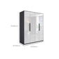 Hinged Wardrobe Armoire Modern Wooden Wardrobe Closet for Home