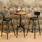 Ensemble de table de bar en bois massif industriel 1/2/3 pièces, ensemble de comptoir réglable