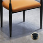 Modern Upholstered Dining Chair Open Back Dining Side Furniture in Matte Finish for Indoor