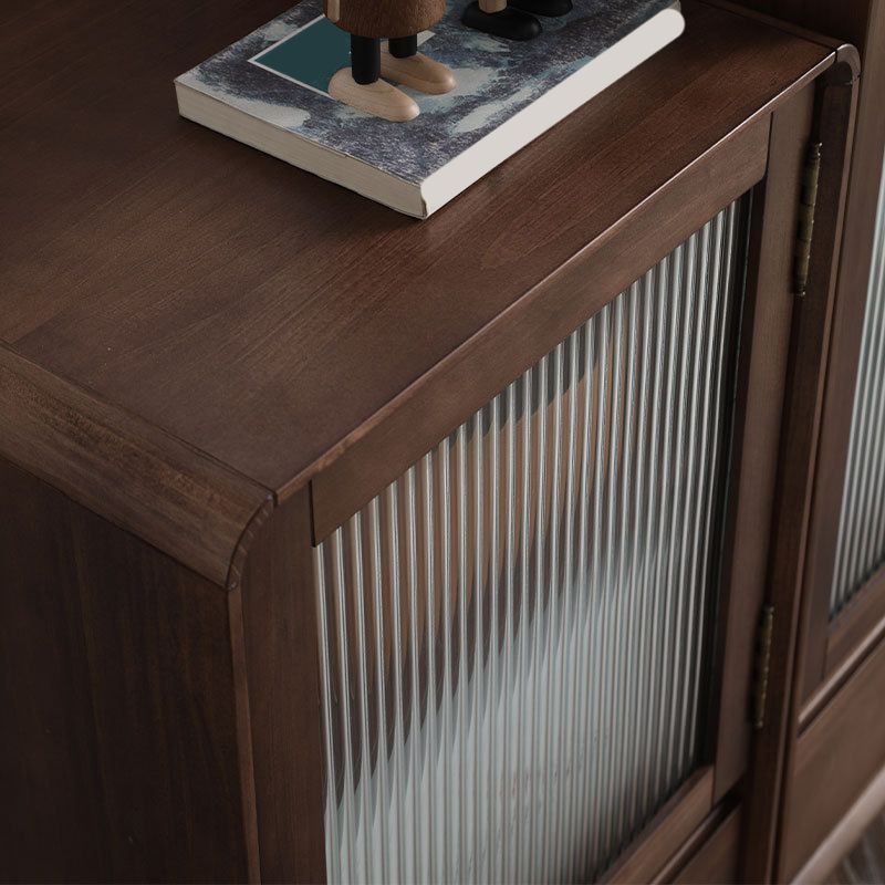 15.75" W Glass 1 - Door and 1 - Drawer Accent Chest, Dover Wood Chest Clearhalo 'Cabinets & Chests' 'cabinets_chests' 'furn' 'furn_cabinets_chests' 'Furniture' 'Living Room Furniture' 1200x1200_837fc347-f05a-4413-a467-24f6a0b53bac