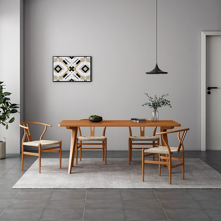 1/2/5/6 Pcs Pine Wood Modern Dining Room Set with Rectangle Table Dinette Set Clearhalo 'Dining Room Sets' 'Dining Tables & Seating' 'dining_room_set' 'furn' 'furn_dining_room_set' 'Furniture' 'furniture_dining_room_set' 'Kitchen & Dining Furniture' 'kitchen&dining_furn' 'kitchen' 1200x1200_8380ceec-7bd8-4b21-8476-092cd3b48e31