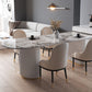 Contemporary Home Sintered Stone Dining Table Freeform Shape Table with Double Pedestal Base Clearhalo ' dining_table' 'Dining Tables & Seating' 'Dining Tables' 'furn' 'furn_dining_table' 'Furniture' 'furniture_dining_table' 'Kitchen & Dining Furniture' 'kitchen&dining_furn' 'kitchen' 'kitchen_dining_table' 1200x1200_83818b01-61be-4e2a-8224-246bd3464209