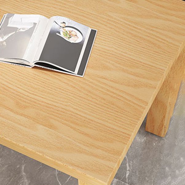 Set da tavolo da pranzo tradizionale Set da pranzo rettangolare in legno massello naturale da 1/2/5 pezzi