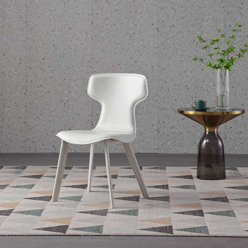 Contemporary Metal Dining Room Chairs Leather Dining Chairs (Set of 2) Clearhalo ' kitchen&dining_furn' 'Dining Chairs' 'Dining Tables & Seating' 'dining_chair' 'furn' 'furn_dining_chair' 'Furniture' 'furniture_dining_chair' 'Kitchen & Dining Furniture' 'kitchen' 1200x1200_8382d9a7-c2ed-478c-8a78-43cffd0a3f15