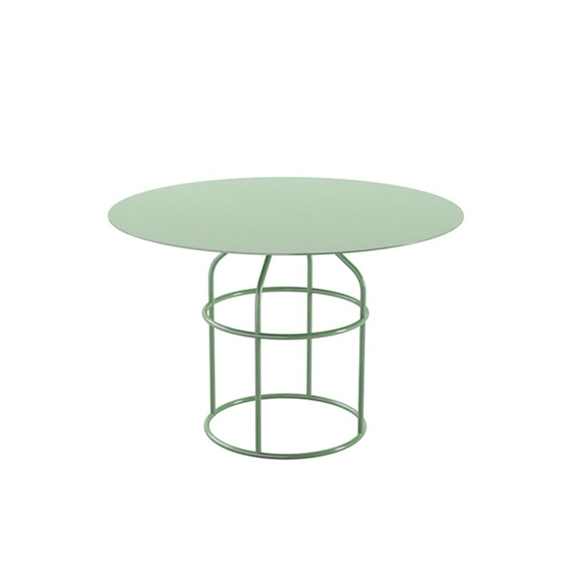 Frame Shaped Base Design Cocktail Table Multi-color Selection of Metal Round Coffee Table Clearhalo 'Coffee & Accent Tables' 'Coffee Tables' 'coffee_tables' 'furn' 'furn_coffee_tables' 'Furniture' 'furniture_coffee_tables' 'Living Room Furniture' 1200x1200_83865ecb-2df6-4f6f-9984-cab90364c47a