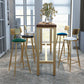 Glam Style Rectangle Bar Table 1/6 Pieces Solid Wood Counter Table Clearhalo 'Bar Furniture' 'furn' 'furn_home_bar_bar_sets' 'Furniture' 'Home Bars & Bar Sets' 'home_bar_bar_sets' 'Kitchen & Dining Furniture' 1200x1200_8389c17c-5900-4947-a699-6396a2d74ab7
