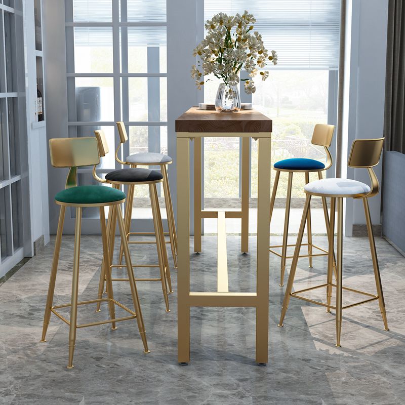 Glam Style Rectangle Bar Table 1/6 Pieces Solid Wood Counter Table Clearhalo 'Bar Furniture' 'furn' 'furn_home_bar_bar_sets' 'Furniture' 'Home Bars & Bar Sets' 'home_bar_bar_sets' 'Kitchen & Dining Furniture' 1200x1200_8389c17c-5900-4947-a699-6396a2d74ab7