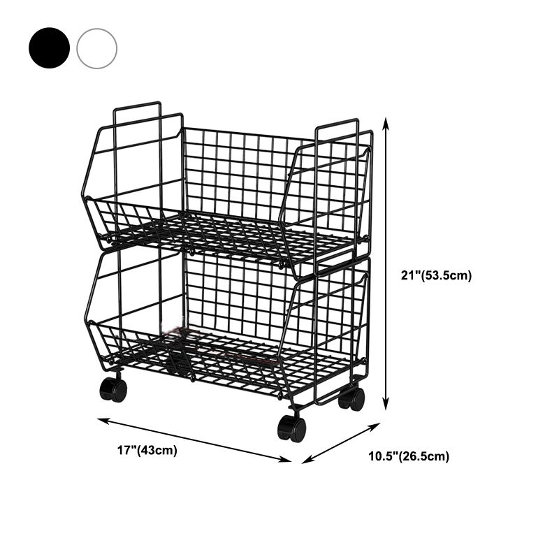 10.43 "W Bookshelf Bookcase de estilo moderno para la oficina de la sala de estudio con ruedas