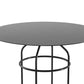 Frame Shaped Base Design Cocktail Table Multi-color Selection of Metal Round Coffee Table Clearhalo 'Coffee & Accent Tables' 'Coffee Tables' 'coffee_tables' 'furn' 'furn_coffee_tables' 'Furniture' 'furniture_coffee_tables' 'Living Room Furniture' 1200x1200_838d156a-53a0-47b7-b6db-856df4ee2e1d