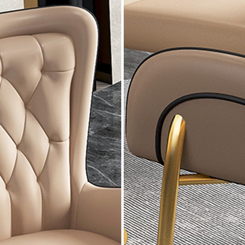 Glam 1/2/5 Pieces Marble Dining Set Dining Furniture Set /Separate Items Clearhalo 'Dining Room Sets' 'Dining Tables & Seating' 'dining_room_set' 'furn' 'furn_dining_room_set' 'Furniture' 'furniture_dining_room_set' 'Kitchen & Dining Furniture' 'kitchen&dining_furn' 'kitchen' 1200x1200_838d2f0b-24d1-4a30-b32f-7325d4abbff8