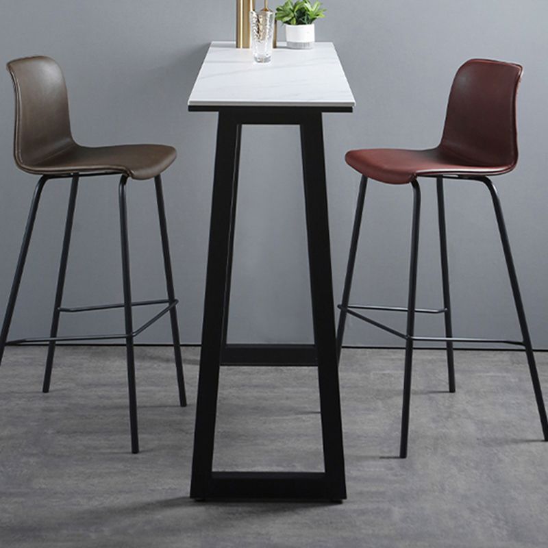 Living Room Leather Counter Chair Bucket Industrial Footrest Counter Bar Stool Clearhalo 'Bar Furniture' 'Bar Stools' 'bar_stools' 'furn' 'furn_bar_stools' 'Furniture' 'Kitchen & Dining Furniture' 1200x1200_838d8a19-13b5-4ae9-844e-7940d36c9b55