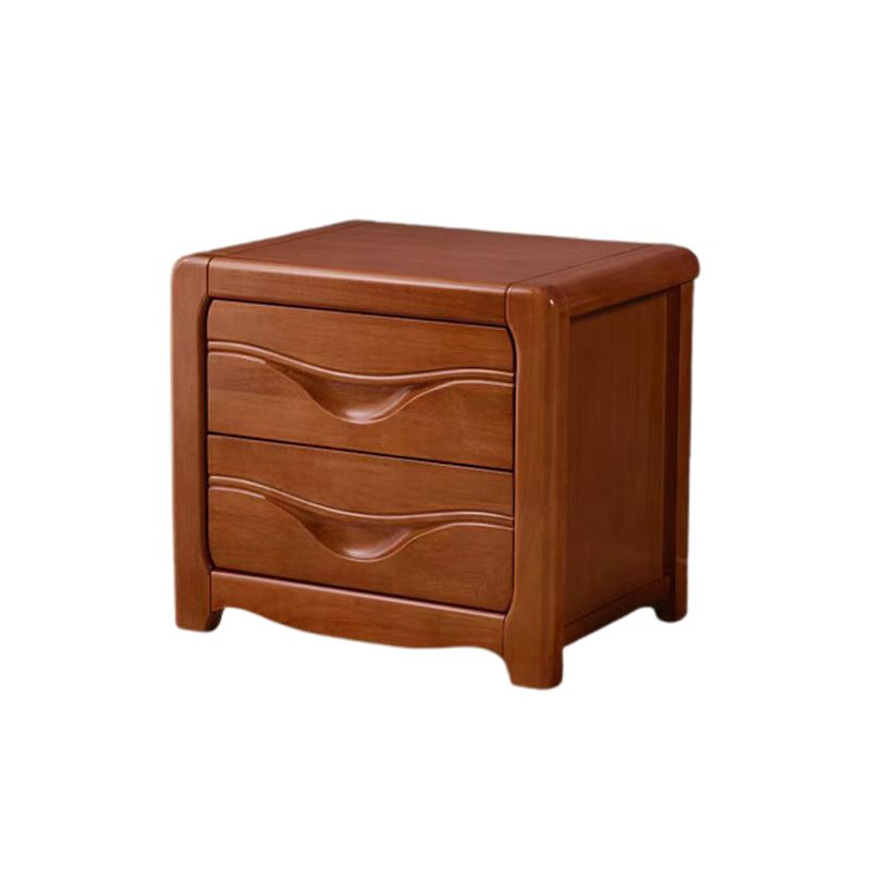 Solid Wood Nightstand Modern 2-drawer Bedside Cabinet for Living Room Clearhalo 'Bedroom Furniture' 'furn' 'furn_night_stand' 'Furniture' 'night_stand' 'Nightstands' 1200x1200_838dc01d-5b0a-48d5-b92a-c805b4c278a6