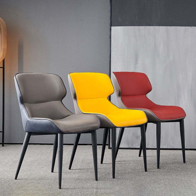 Industrial Metal Dining Room Chairs Wingback Parsons Chair for Home Use (Set of 2) Clearhalo ' kitchen&dining_furn' 'Dining Chairs' 'Dining Tables & Seating' 'dining_chair' 'furn' 'furn_dining_chair' 'Furniture' 'furniture_dining_chair' 'Kitchen & Dining Furniture' 'kitchen' 1200x1200_838e3ff4-7c06-484c-8732-41a79989bee2