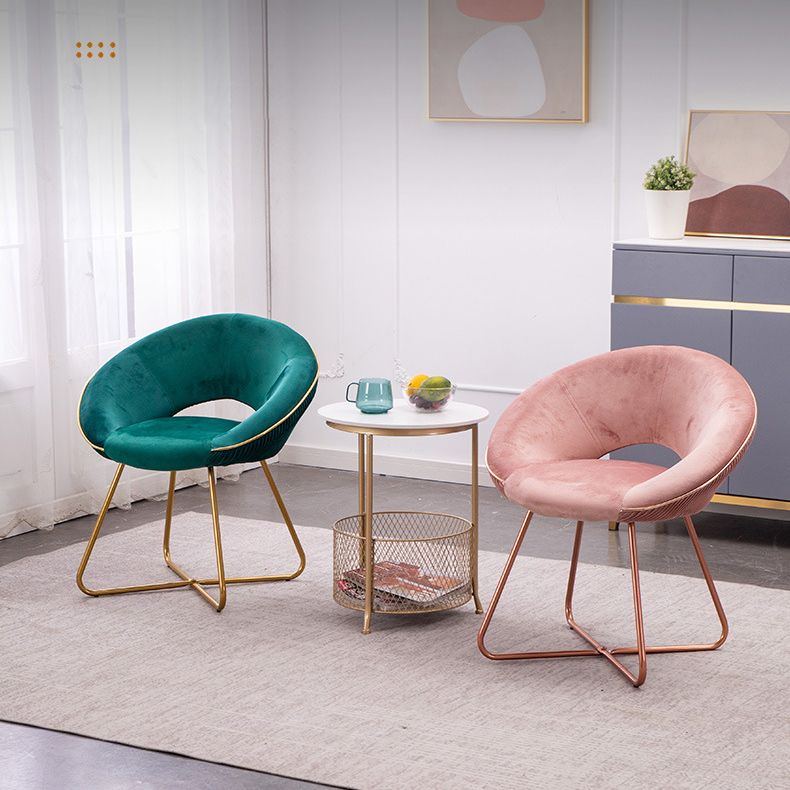 Minimalist Metal Kitchen Dining Side Chair Opening Back Dining Side Chair Clearhalo ' kitchen&dining_furn' 'Dining Chairs' 'Dining Tables & Seating' 'dining_chair' 'furn' 'furn_dining_chair' 'Furniture' 'furniture_dining_chair' 'Kitchen & Dining Furniture' 'kitchen' 1200x1200_838e8d03-8268-4180-a487-4d4739de6f4d