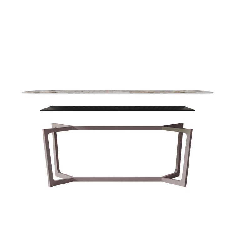 Nordic 1/6/7/8 Pieces Dining Set Sintered Stone Dining Table Set for Home Clearhalo 'Dining Room Sets' 'Dining Tables & Seating' 'dining_room_set' 'furn' 'furn_dining_room_set' 'Furniture' 'furniture_dining_room_set' 'Kitchen & Dining Furniture' 1200x1200_838f12b7-8e8b-4834-b9cc-6419765402fe