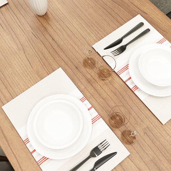 Solid-Top Dining Set 1/5 Pcs Industrial Metal Frame Dining Table and Chairs