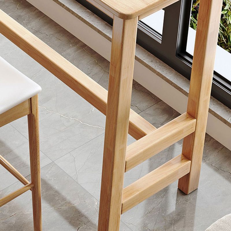 Contemporary Bar Dining Table Rectangle Indoor Wood Counter Table Clearhalo 'Bar Furniture' 'Bar Tables' 'bar_tables' 'furn' 'furn_bar_tables' 'Furniture' 'Kitchen & Dining Furniture' 1200x1200_839018d4-1525-4632-af08-7beb0c399dd0