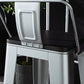 Silver Iron Bar Stool Industrial Style Low Back Counter Stool with Square Seat Clearhalo 'Bar Furniture' 'Bar Stools' 'bar_stools' 'furniture_bar_stools' 'Kitchen & Dining Furniture' 'kitchen&dining_furn' 'kitchen' 'kitchen_furn' Furniture' 1200x1200_83904710-0eb2-4e62-add2-a4a457355954