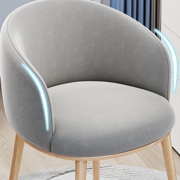 Silla de oficina en casa sin brazo silla de mesa baja moderna sin ruedas