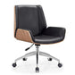 Metal Base Contemporary Armless Desk Chair Ergonomic Mid-Back Office Chair Clearhalo 'furn' 'furn_office_chair' 'Furniture' 'Office Chairs' 'Office Furniture' 'office_chair' 1200x1200_8394b219-2495-43ff-a38a-64defe1eb1de