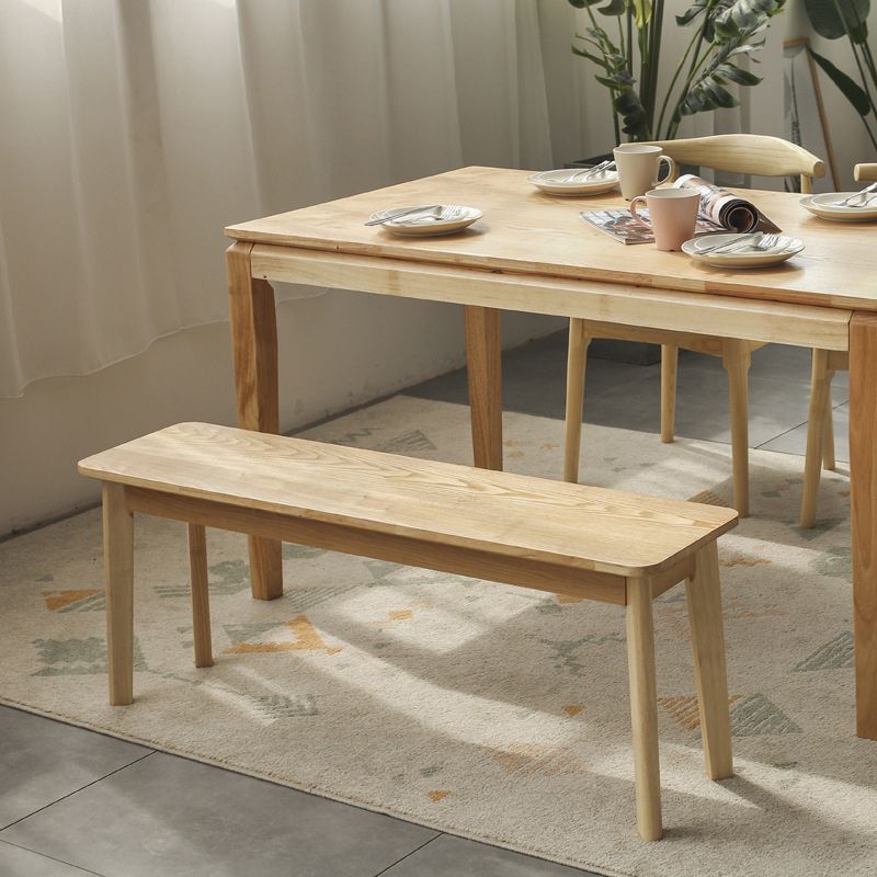 11.8" Wide Modern Seating Bench Solid Wood Entryway and Bedroom Bench with Legs Clearhalo 'Benches' 'Chairs & Seating' 'furn' 'furn_benches' 'Furniture' 'Living Room Furniture' 1200x1200_8395334b-fed3-4d84-80f0-45438d1d1c1a