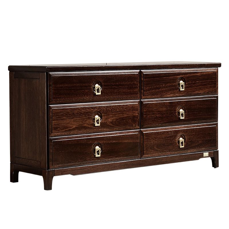 Mid-Century Modern Accent Chest Rectangle Brown Lacquered Wood Chest Clearhalo 'Cabinets & Chests' 'cabinets_chests' 'furn' 'furn_cabinets_chests' 'Furniture' 'Living Room Furniture' 1200x1200_83976cf6-4f87-44b3-ab7f-ce2562520850
