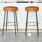 Glam Style Bar Stool Backless Leather Counter Stool for Bristol
