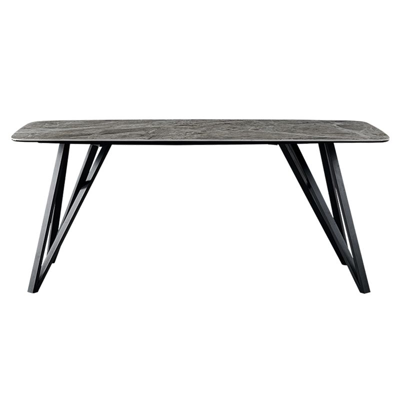 Sintered Stone Modern Rectangle Dining Table Grey Stone Top Table with 4 Legs Clearhalo ' dining_table' 'Dining Tables & Seating' 'Dining Tables' 'furn' 'furn_dining_table' 'Furniture' 'furniture_dining_table' 'Kitchen & Dining Furniture' 'kitchen&dining_furn' 'kitchen' 'kitchen_dining_table' 1200x1200_83998514-a3d8-400c-a955-2391f9013483